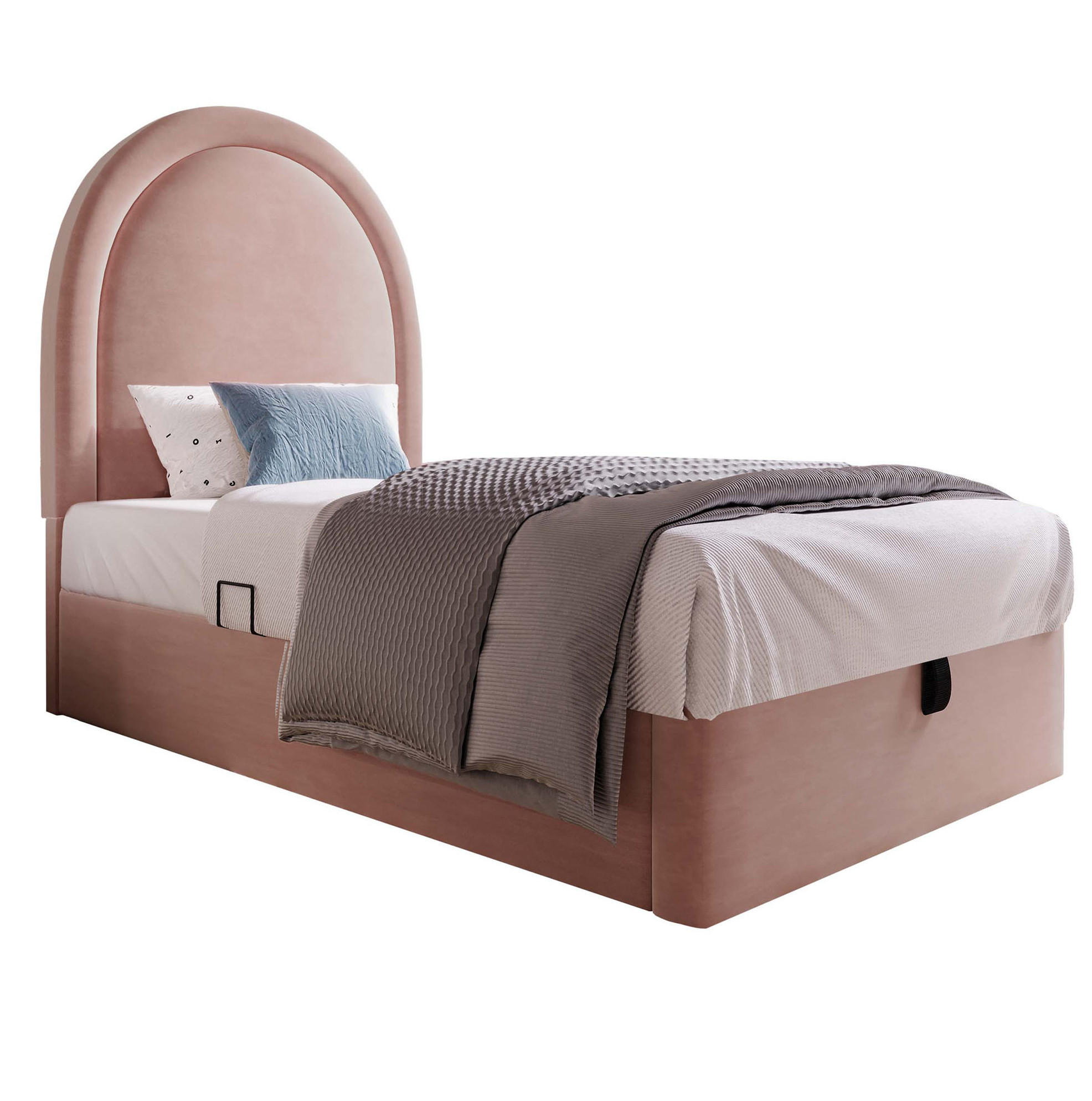 Beauniv Polsterbett Pink 90x200 cm