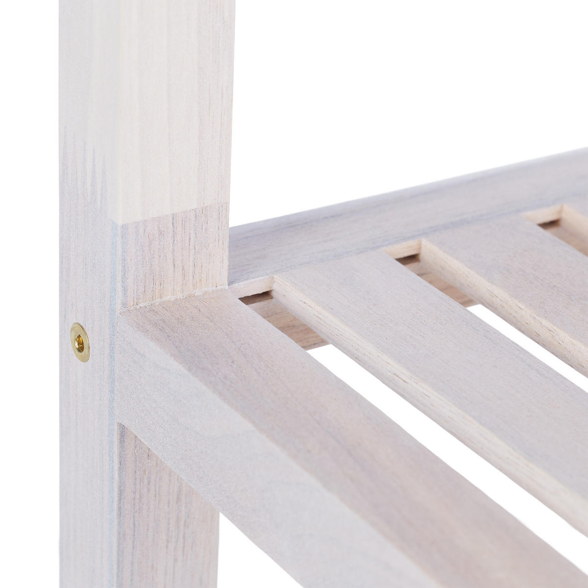 BADREGAL - Weiß, Holz (36/112/36cm) - Relaxdays