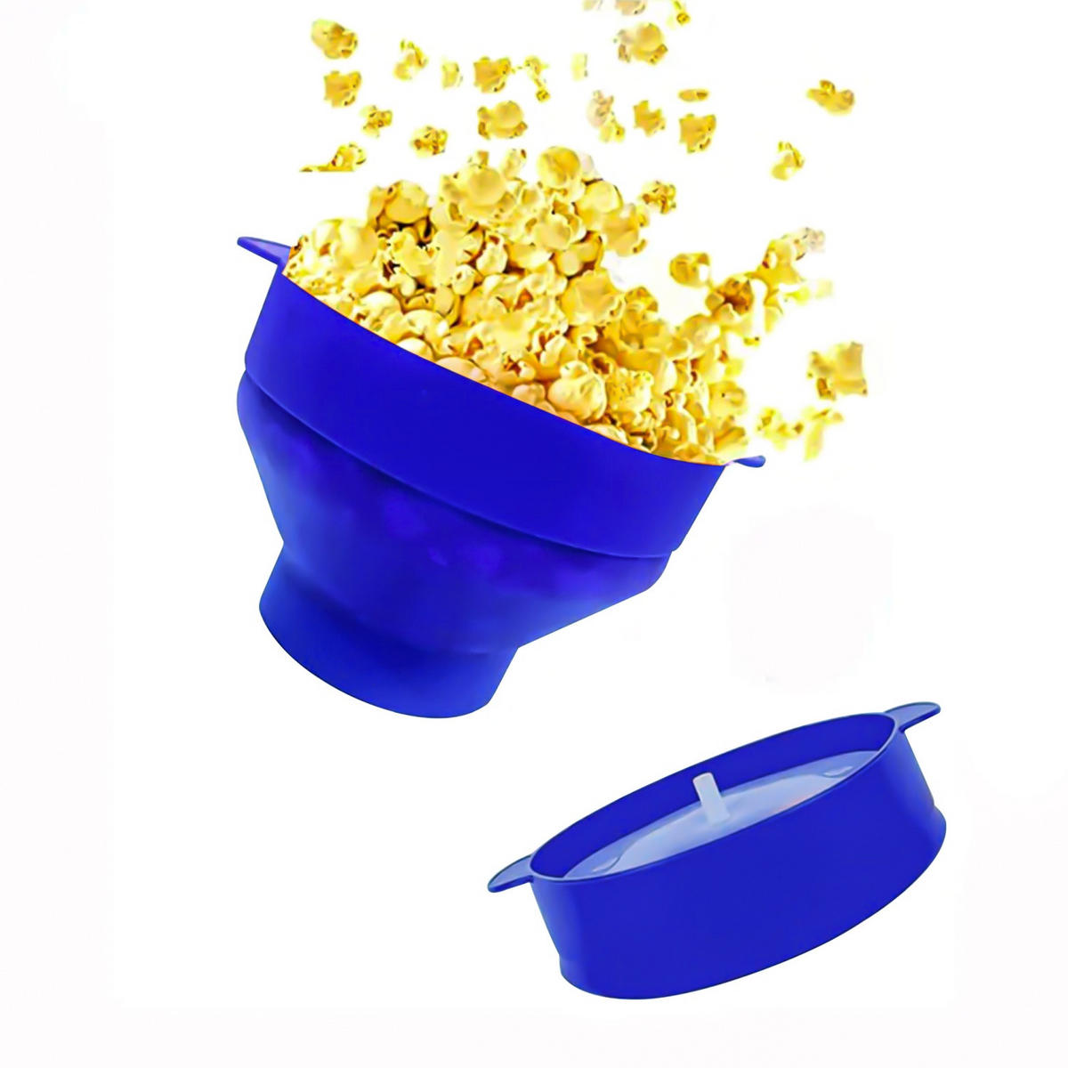 POPCORN MAKER - Blau, Kunststoff (20/6/24cm) - Intirilife