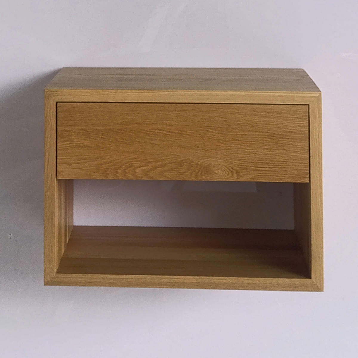 NACHTTISCH Hugo, Eiche, 30/55/39 cm - Eichefarben, Holz (55/39/30cm) - WOODEK