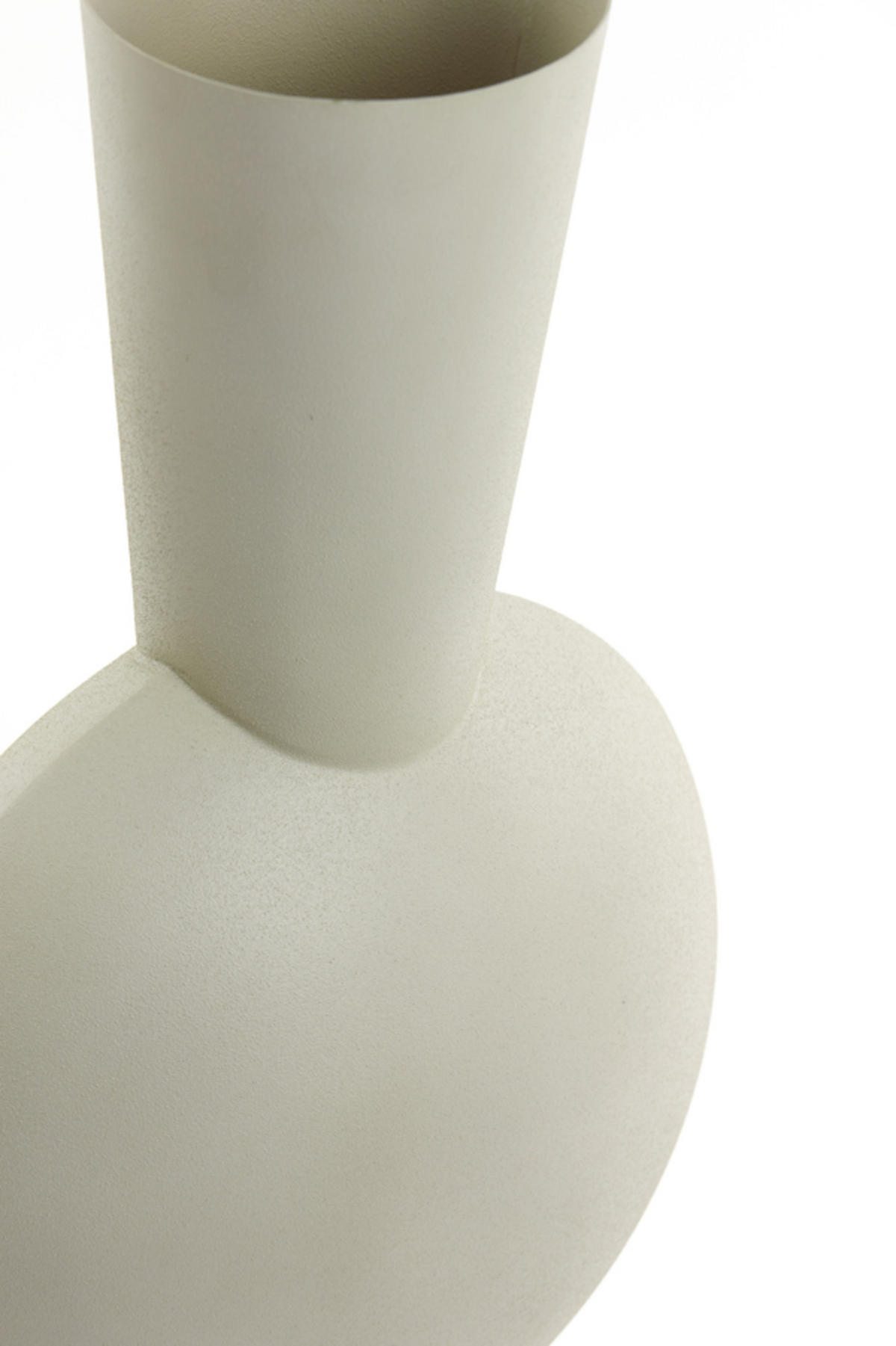 VASE Kavandu Grau 22/14/40 cm - Grau, Metall (40cm) - Light & Living