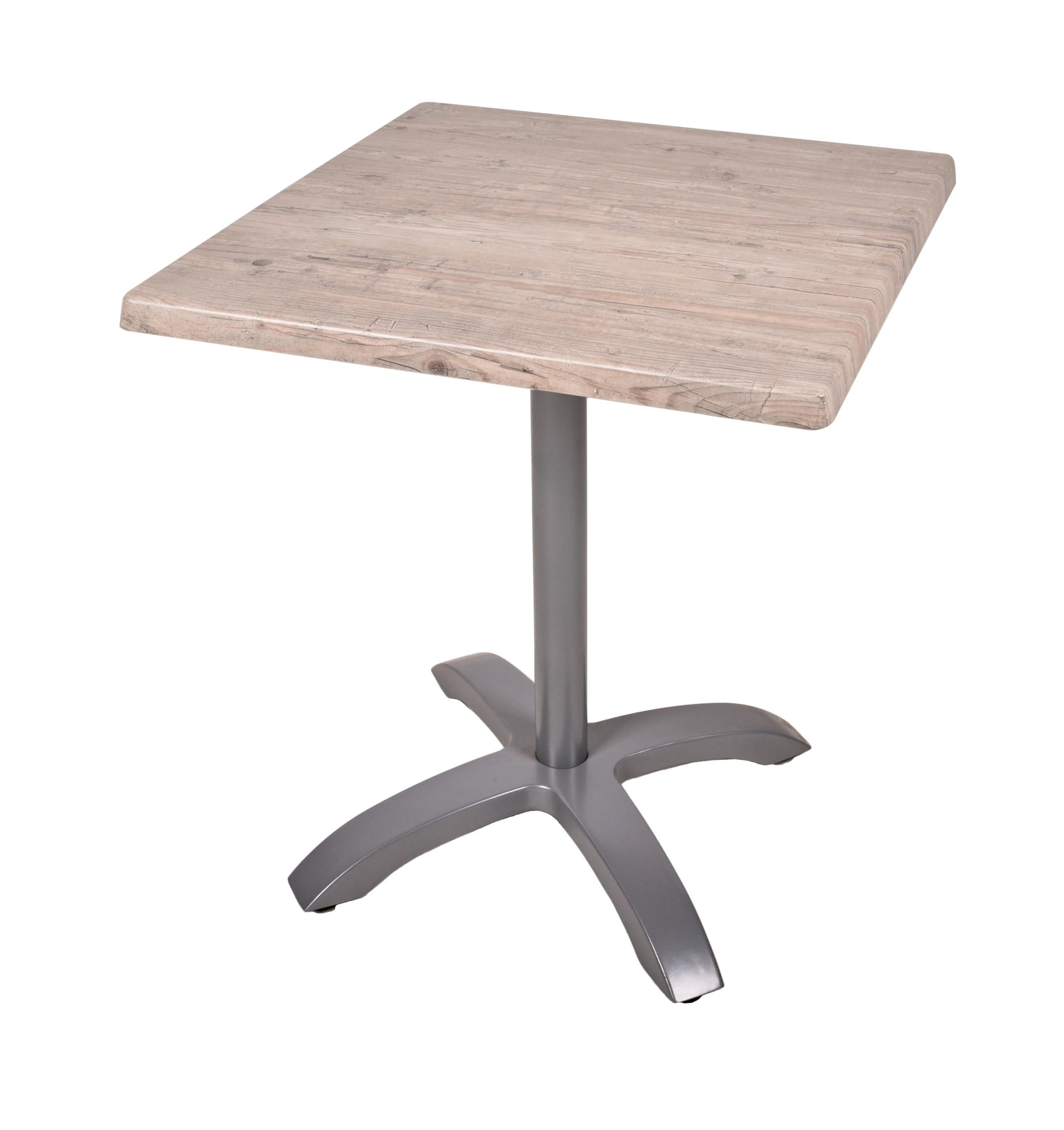 BISTROTISCH Katja 70x70cm Quadratisch Hellbraun Holz Cafétisch - Hellbraun, Holz (70/70/66cm) - DELUKE