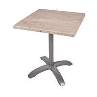 BISTROTISCH Katja 70x70cm Quadratisch Hellbraun Holz Cafétisch - Hellbraun, Holz (70/70/66cm) - DELUKE
