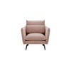 SESSEL Layla-Velluto 14 - Lila, Holz/Textil (105/95/98cm)