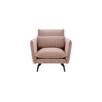 SESSEL Layla-Velluto 14 - Lila, Holz/Textil (105/95/98cm)