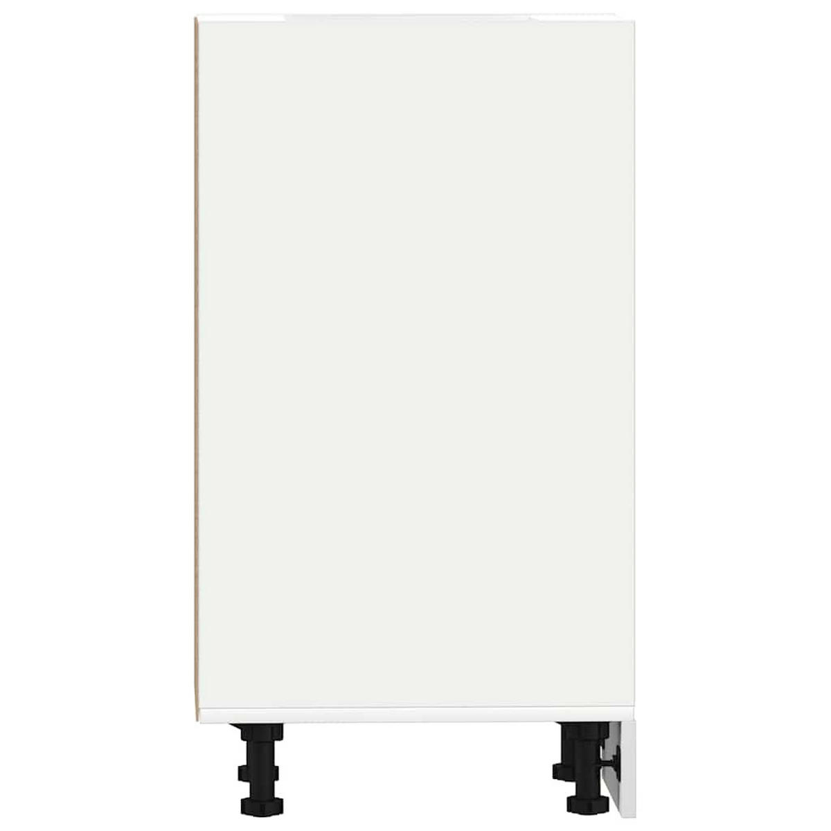 UNTERSCHRANK Riga Weiss 40/44,5/81,5 Cm Holzwerkstoff - Weiß, Holzwerkstoff (44.5/81.5/40cm) - vidaXL