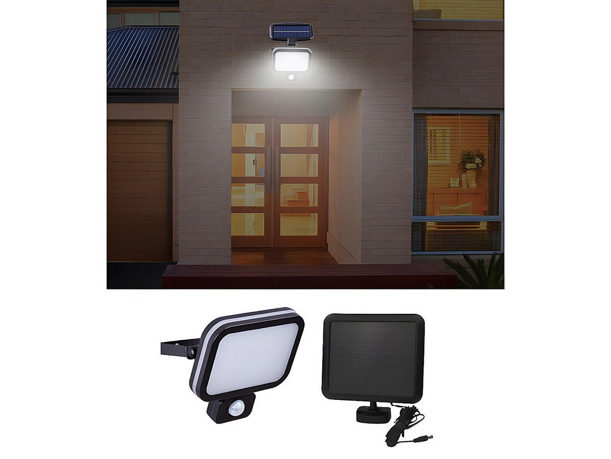 SCHEINWERFER Outdoor - 16.7 cmcm x 11.5 cmcm - Plastik - Schwarz - VINCA - Schwarz, Kunststoff (11.5/16.7/15.3cm) - Vente-Unique