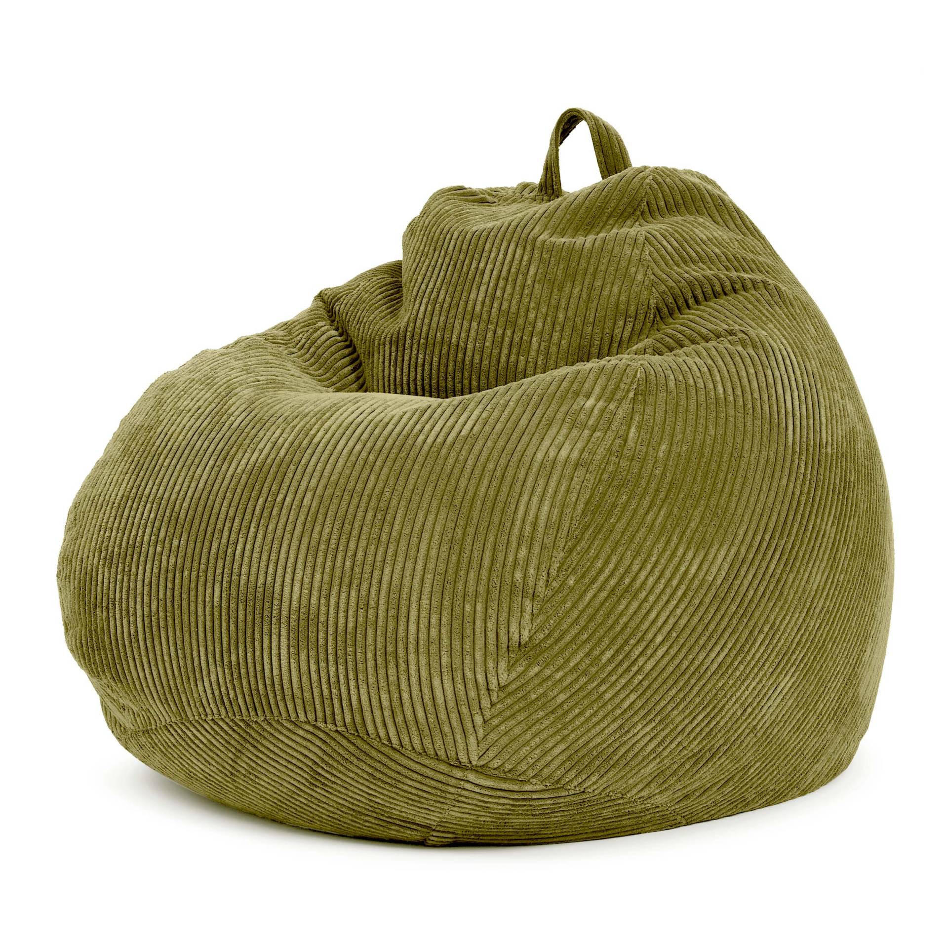 Green Bean Sitzsack Grün 90x110x90 cm
