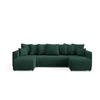 ECKSOFA mit Schlaffunktion Grün - Grün, Textil (318/145cm) - Furnisell