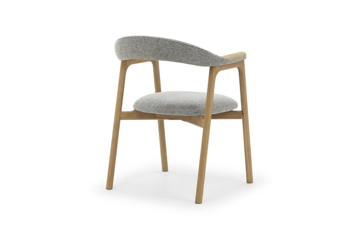 STUHL Franz, Natur Massiveiche - Beige, Holz (53/81/62cm) - WOODEK
