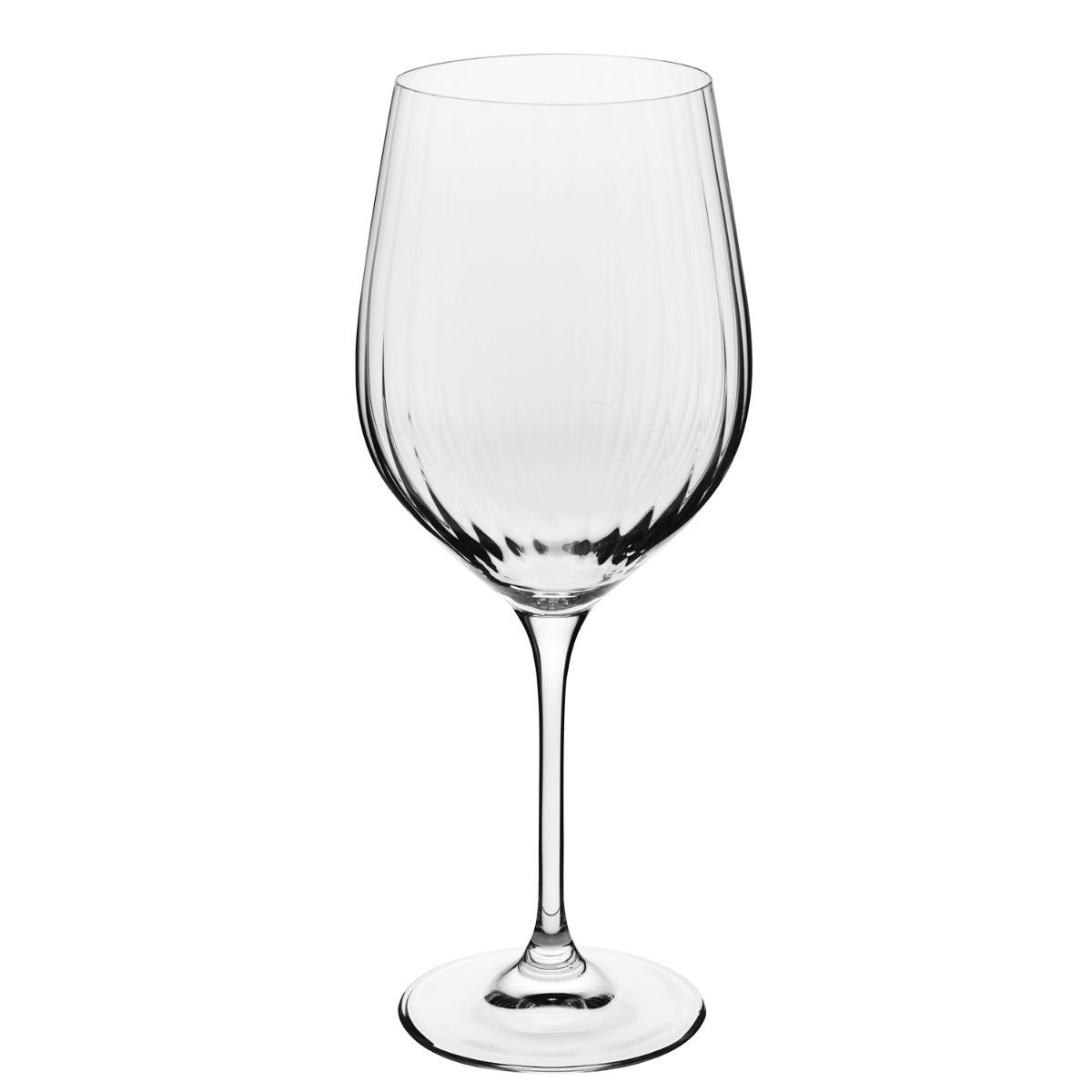 WEINGLÄSER MIT OPTISCHEM EFFEKT HARMONY LUMI, 4ER-SET, 530 ML - Transparent, Glas (0.53L) - Krosno Glass