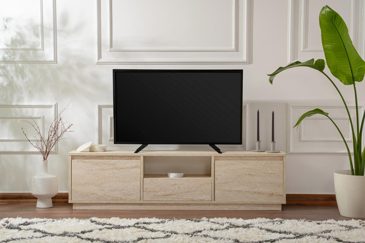 TV-MÖBEL vanguard beige - Beige, Holz (29/42/160cm) - Habitat Garten