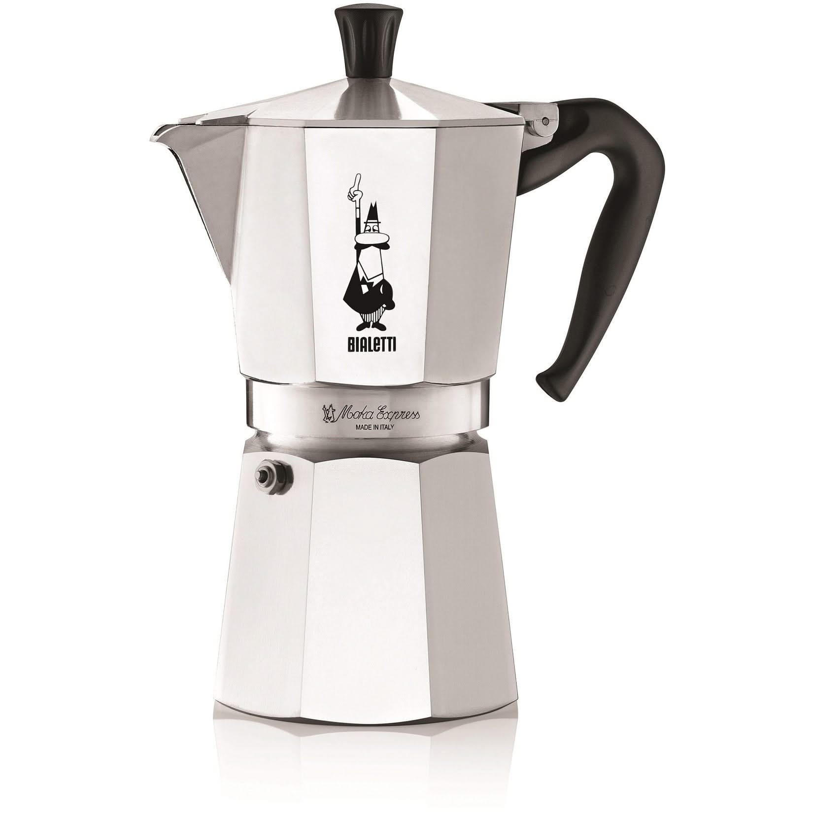 KAFFEEMASCHINE Percolator Moka Express 9 Tassen - Silberfarben, Metall (2/25/11cm) - Bialetti