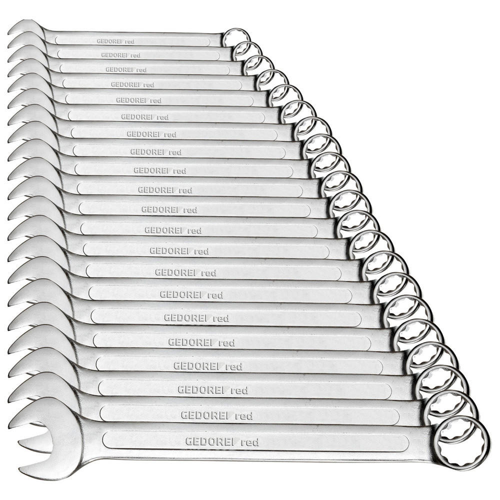 RINGMAULSCHLÜSSEL Satz SW6-32mm 21-tlg. R09105021 red - Multicolor, Kunststoff (410/390/75cm) - Gedore