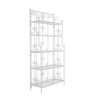 STANDREGAL Cio weiß - Weiß, Metall (74.5/173/34.5cm) - TPFGarden