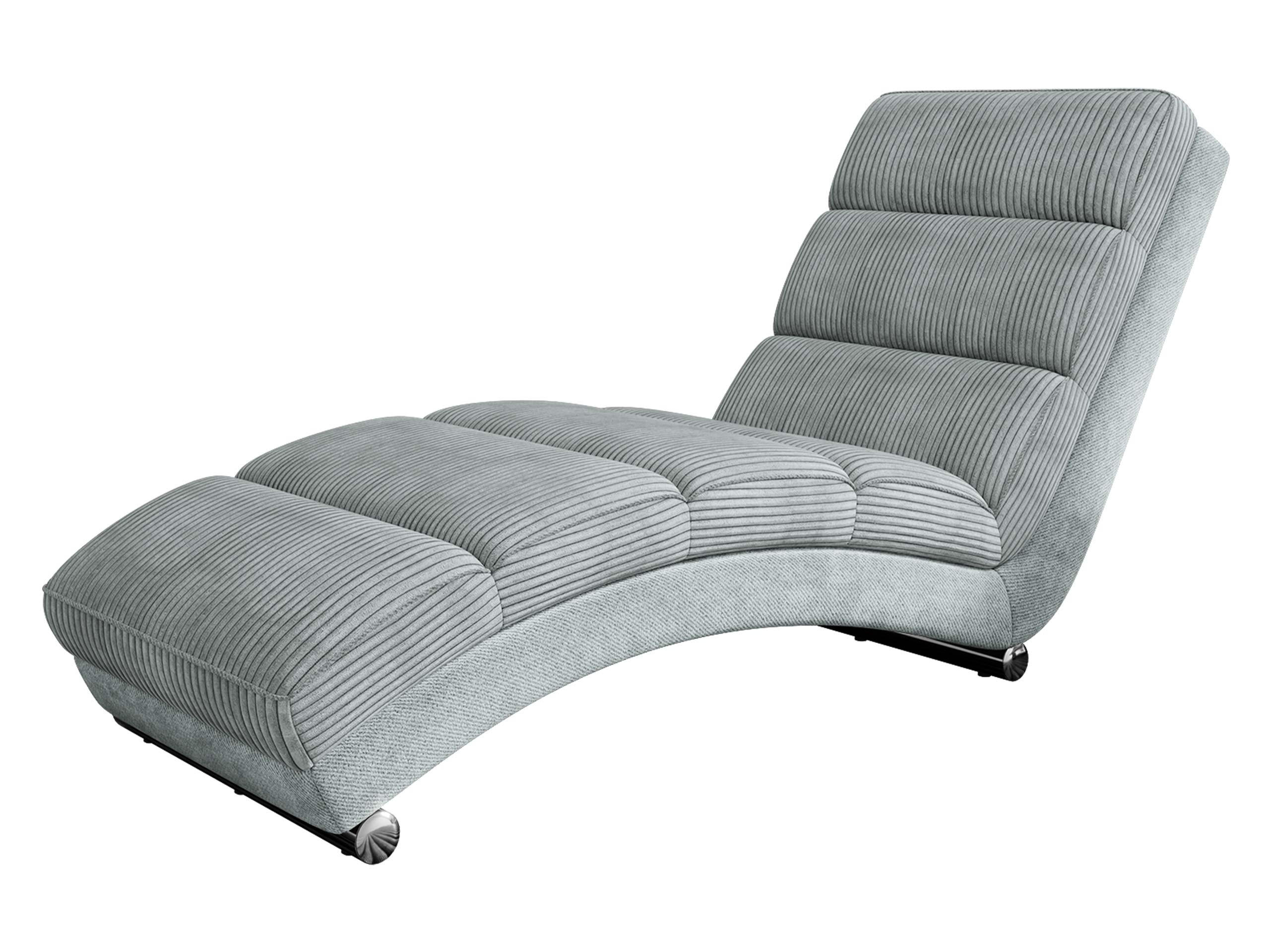 SESSEL Holiday Cord - Chromfarben/Grau, Holz (62/84/180cm) - MIRJAN24