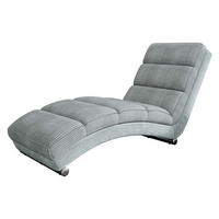 SESSEL Holiday Cord - Chromfarben/Grau, Holz (62/84/180cm) - MIRJAN24