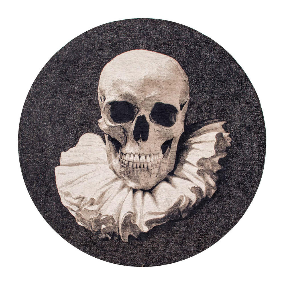 TEPPICH Funny Bones Pop 240/240 cm - Schwarz, Textil (240/240cm) - Louis De Poortere