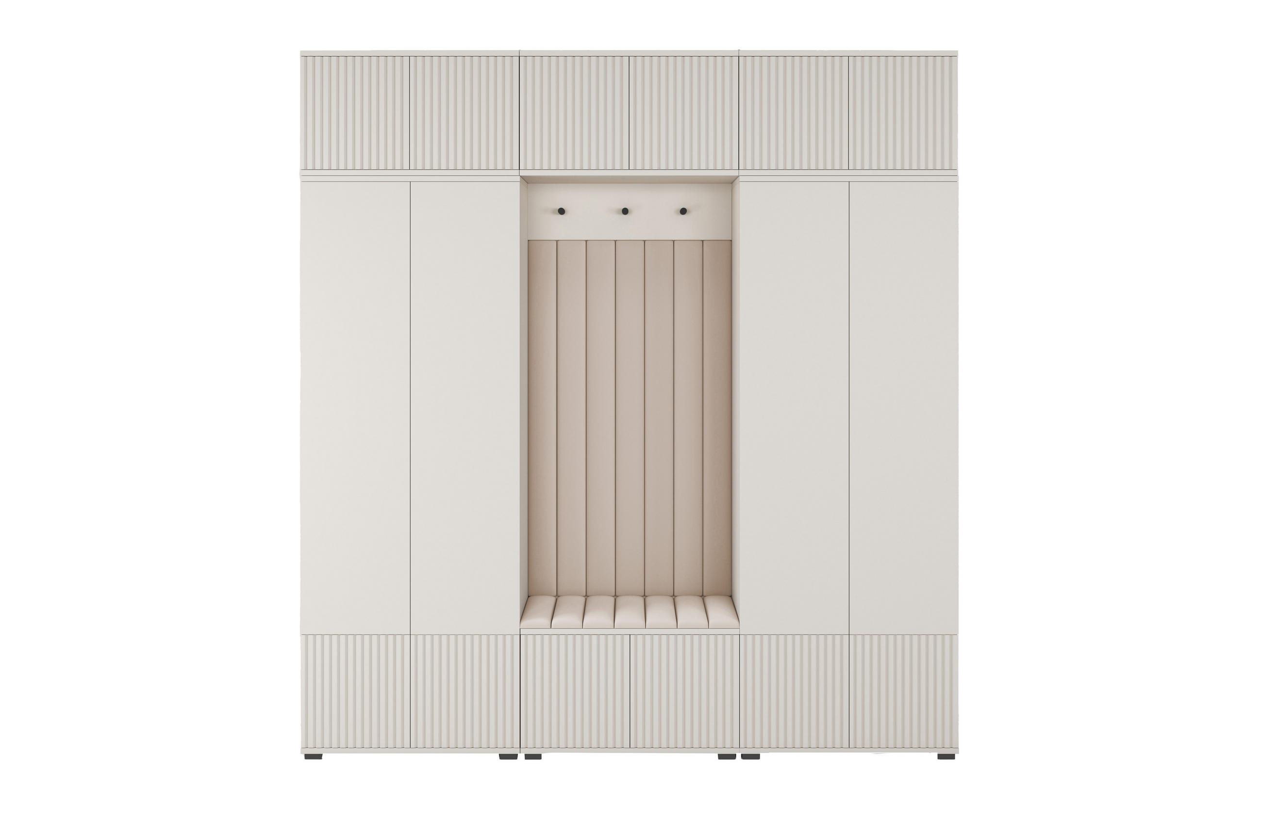 Jerpax Garderobe Beige 210x225x40 cm