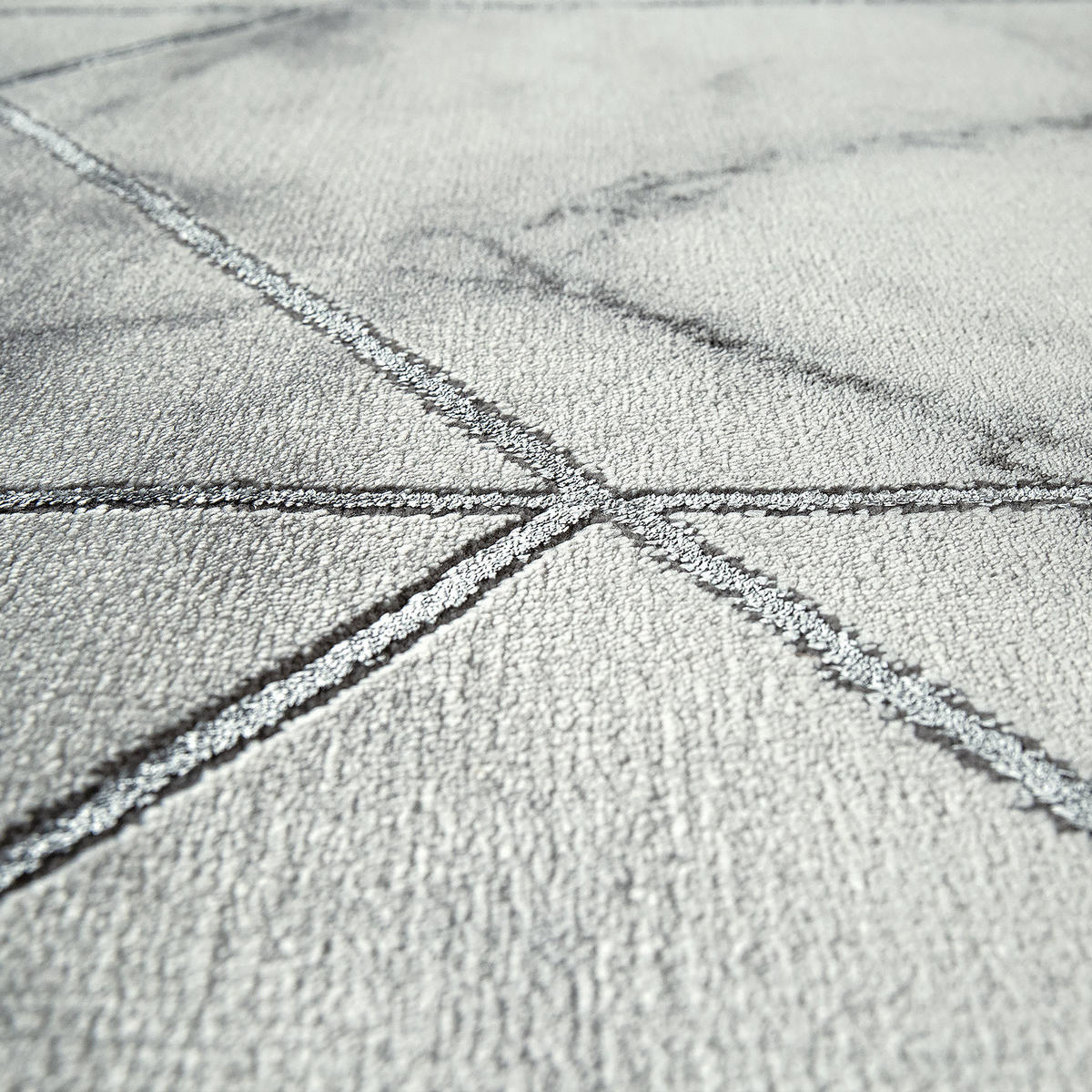 KURZFLORTEPPICH 80/150 cm Kraft 524 - Silberfarben, Textil (80/150cm) - Paco Home