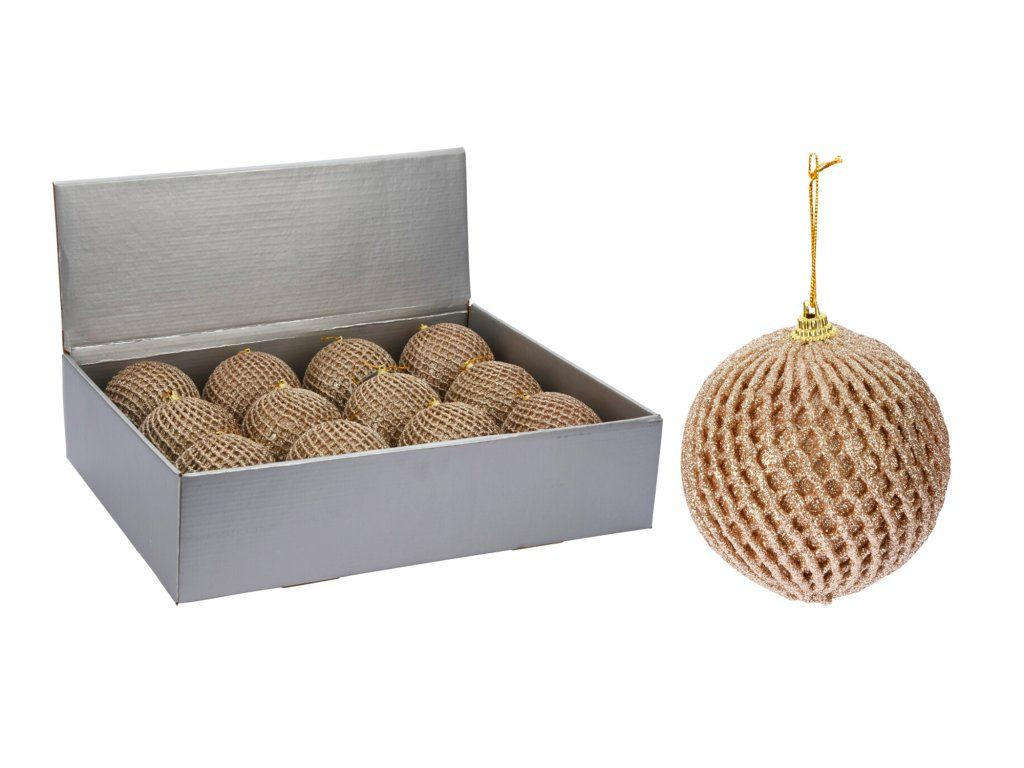 Laalu Weihnachtskugeln Champagner 40x15x55 cm