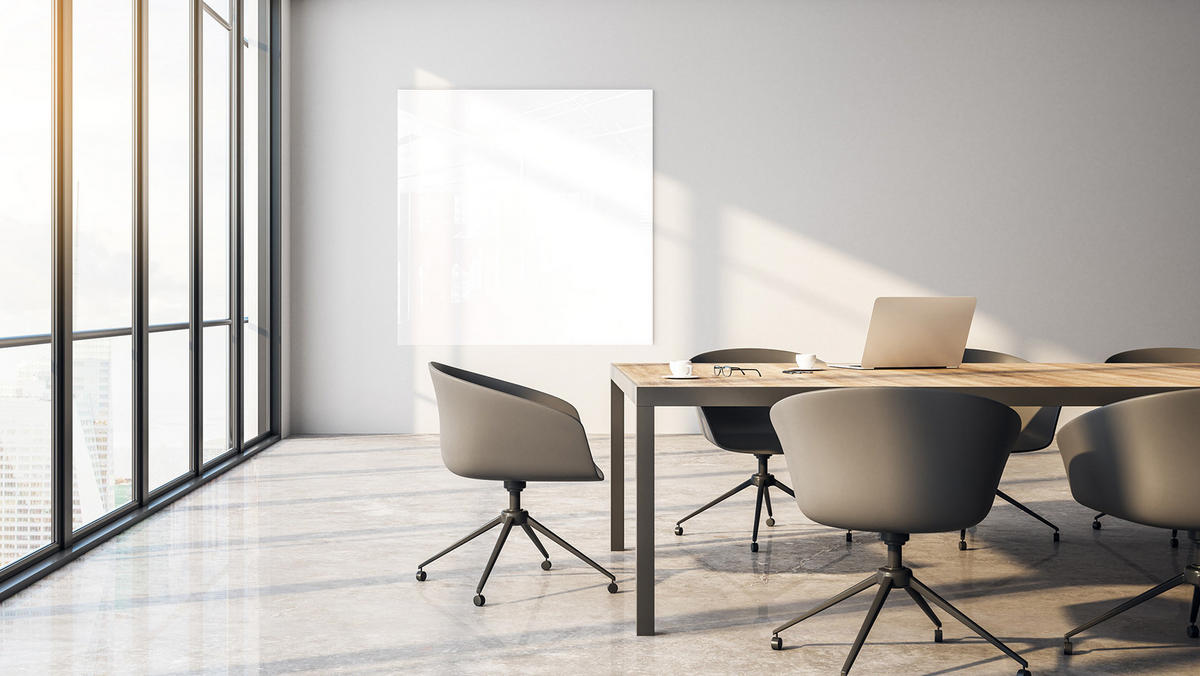 GLASBOARD - Premium SUPERWHITE Perlweiß 120x120 cm - Weiß, Glas (120/120/0.7cm) - ALLboards