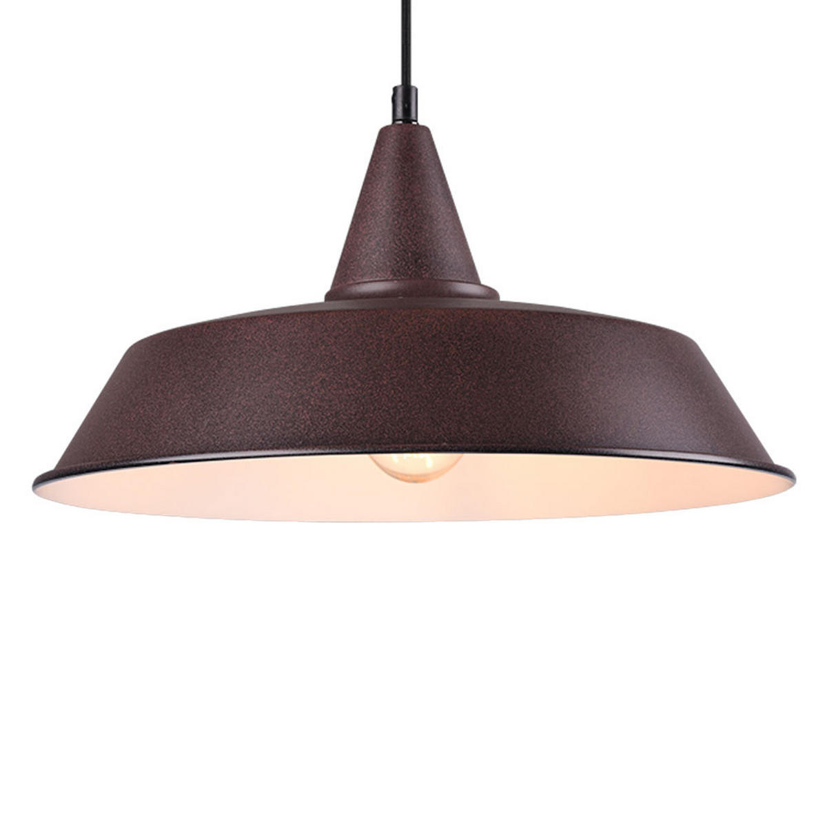 HÄNGELEUCHTE Wilton Rostbraun - Braun, Metall (35/35/150cm)