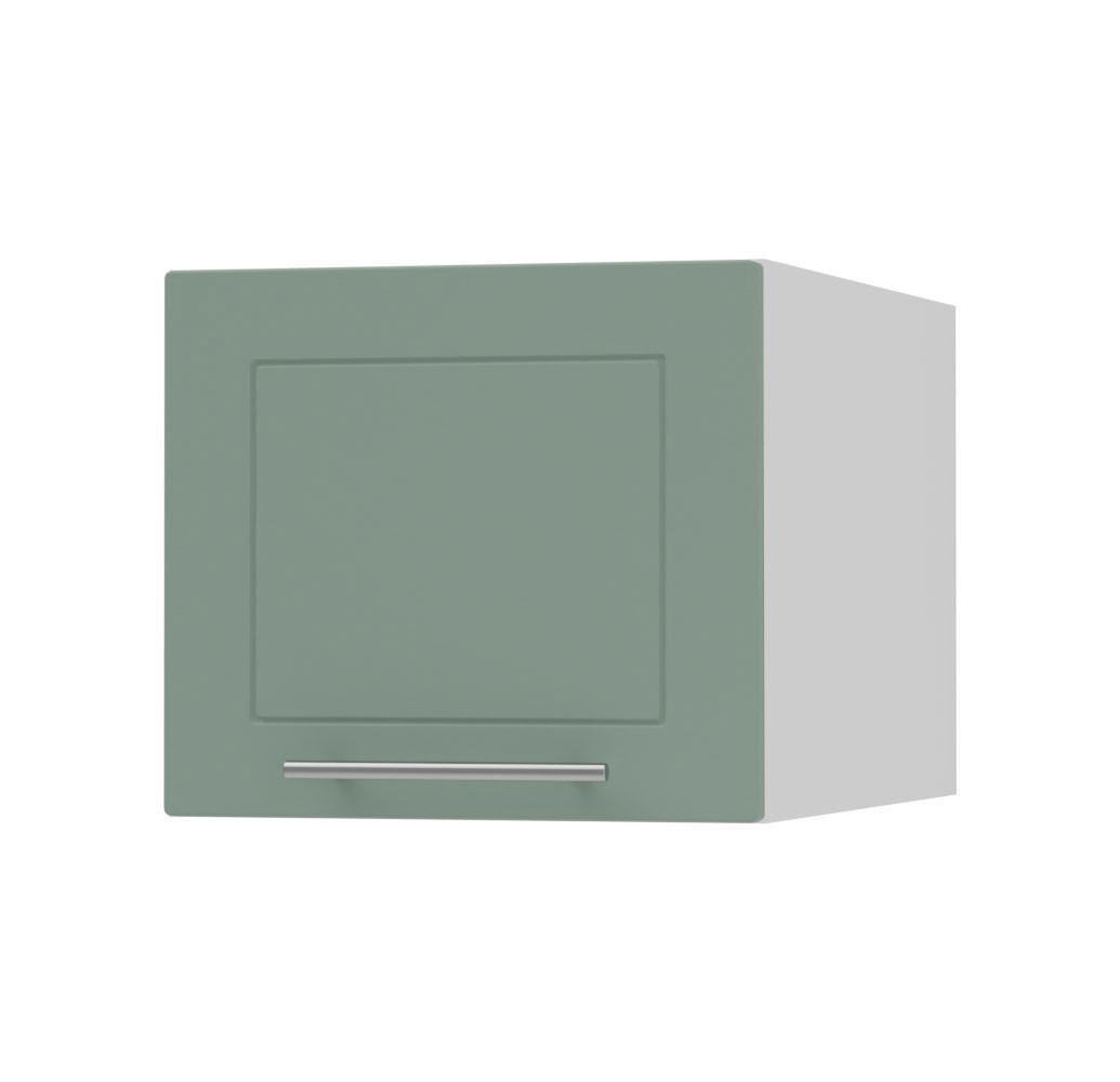 KLAPPHÄNGESCHRANK Kvantum W6B/45 Mint Matt / Weiß Matt 45 / 59 / 36cm - Weiß/Mintgrün, Holz/Holzwerkstoff (45/36/59cm) - Feldmann-Wohnen
