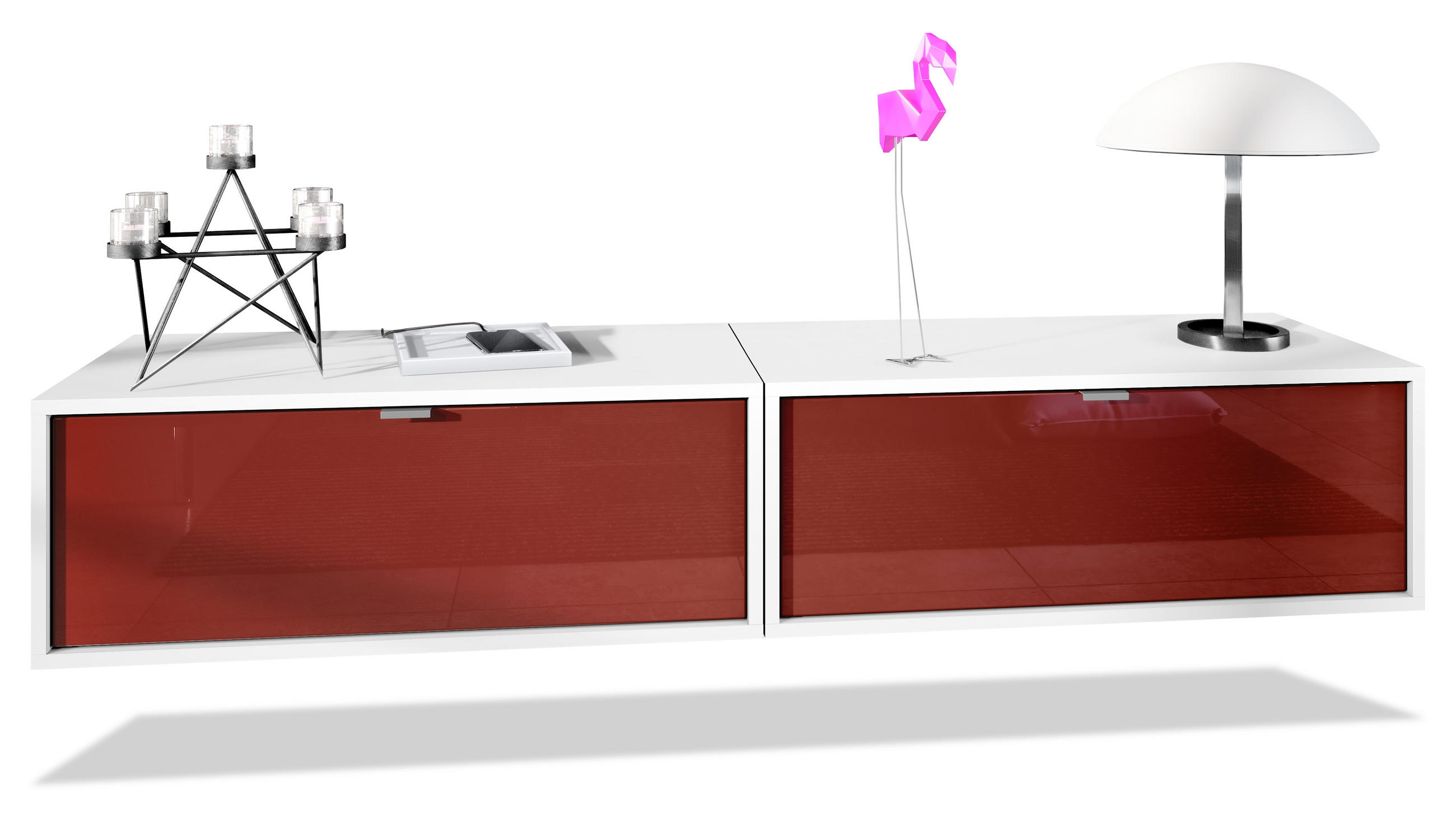Vladon Lowboard Bordeaux 80x37x29 cm