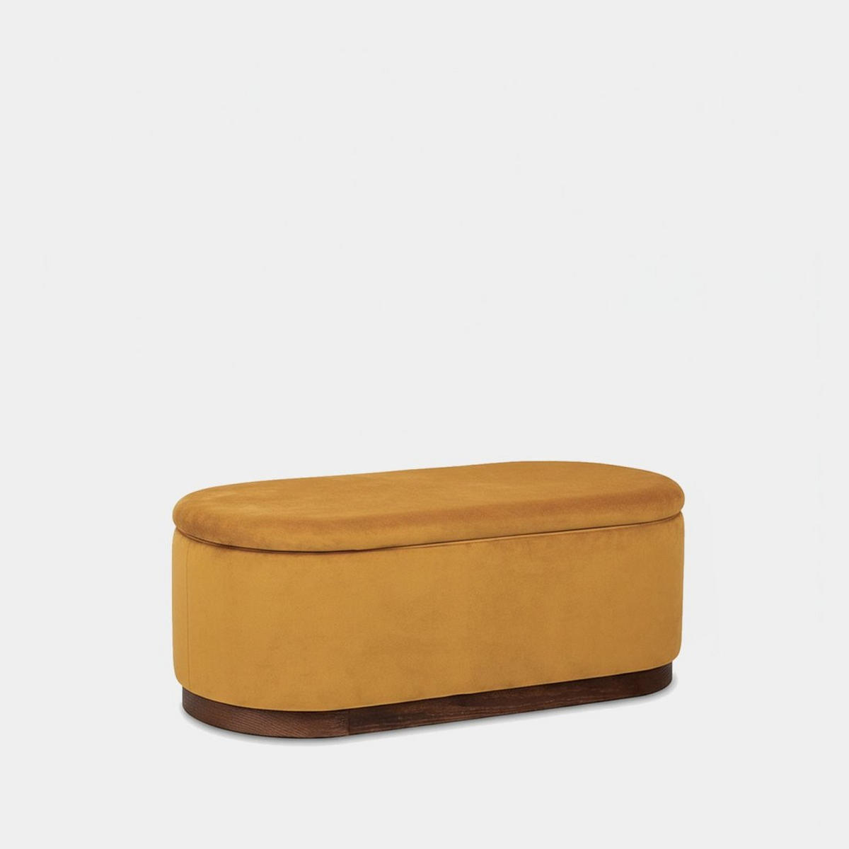 BANK Isola Senf / Gelb 100 cm x 40 cm - Dunkelgelb, Textil (100/40/40cm)