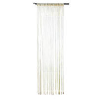 FADENGARDINE Shanghai HxB 230x100 cm Creme Lurex - Creme, Textil (100/230cm) - Gardinenbox