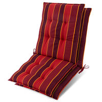 NIEDERLEHNER Sun-NL 105x50x8cm Rot-Gestreift (2tlg) - Rot, Textil (50/100cm) - Beautissu 