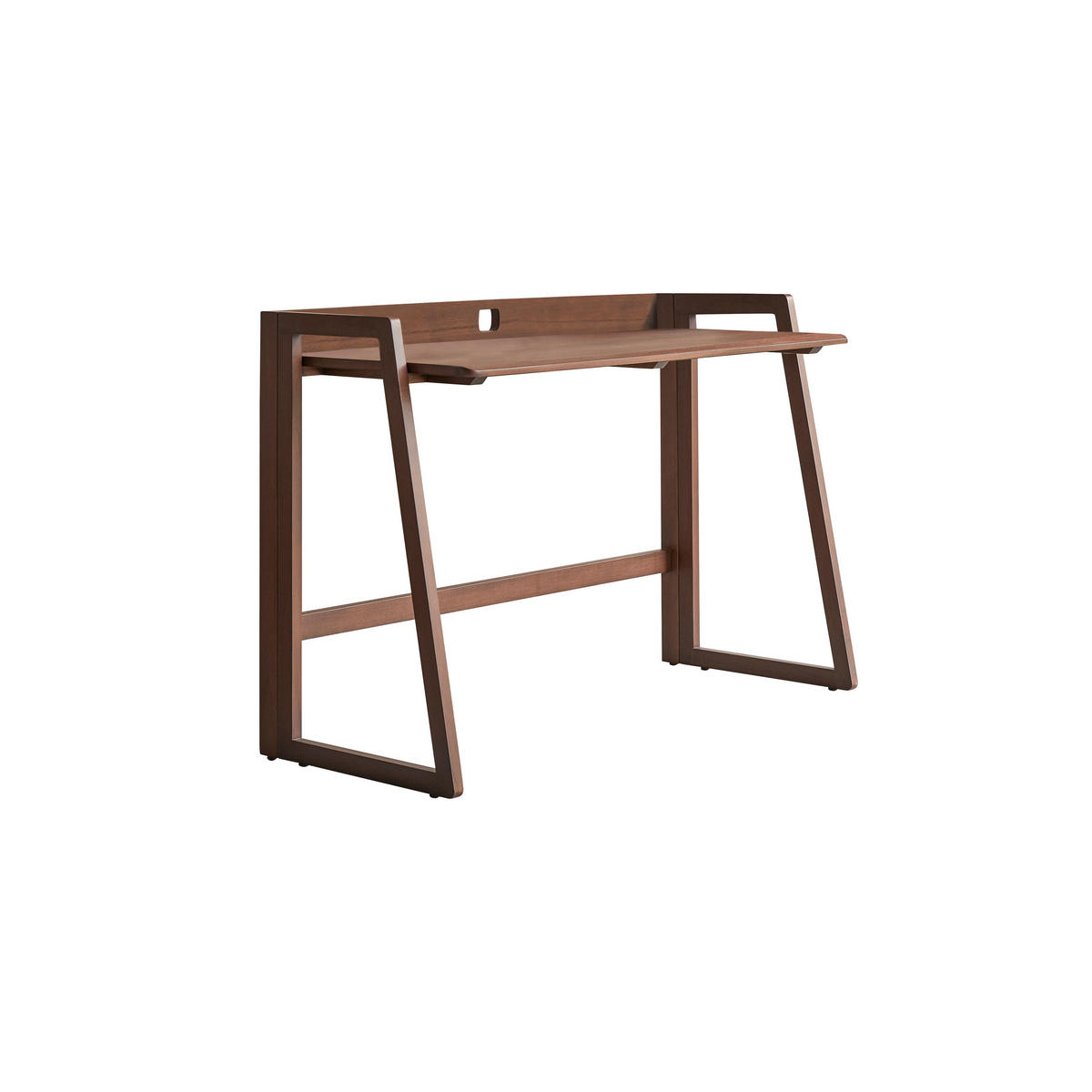 SCHREIBTISCH Philip Braun aus Teak - Braun, Holz (53/120/82cm) - Tikamoon
