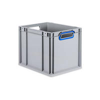 EUROBOX Nextgen Color 32x30x40cm 30 Liter Griffe Blau Offen - Blau, Kunststoff (30/32/40cm) - PROREGAL
