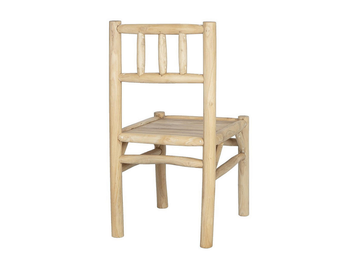GARTENSTUHL - 45 cm x 54 cm - Holz, Platte - Naturfarben Hell - TULUM - Naturfarben, Holz (45/90/54cm) - Vente-Unique