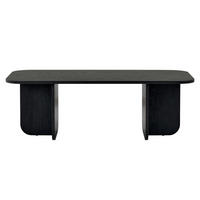 COUCHTISCH Akira Schwarz - Schwarz, Holzwerkstoff (60/120/41cm) - Habitat Garten