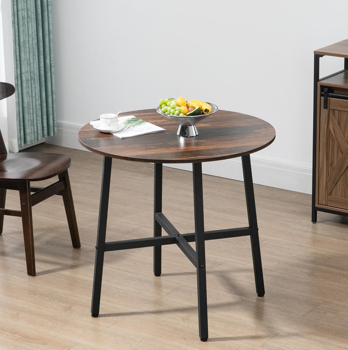 ESSTISCH 80/76 cm Braun aus Sperrholz - Braun, Holzwerkstoff (80/80/76cm) - OKMYHOME