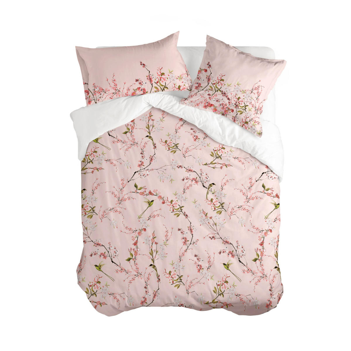 BETTBEZUG Chinoiserie rose 240x220 cm (Übergrösse) - Multicolor, Textil (240/220cm) - Happy Friday