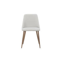 ESSZIMMERSTUHL, Night, Beige, Metall / Polyester / Leinen, 48 x 56 x 83 cm - Beige, Textil/Metall (48/83/56cm) - ebuy24