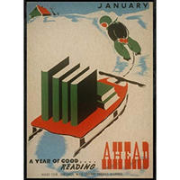 POSTER Bibliothek Nutzung A3 Rahmenlos - Klar, Papier (29.7/5/42cm) - Nacnic