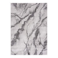 KURZFLOR-TEPPICH Chic 9272 Grau 80x300 cm - Grau, Textil (80/300cm) - carpet city