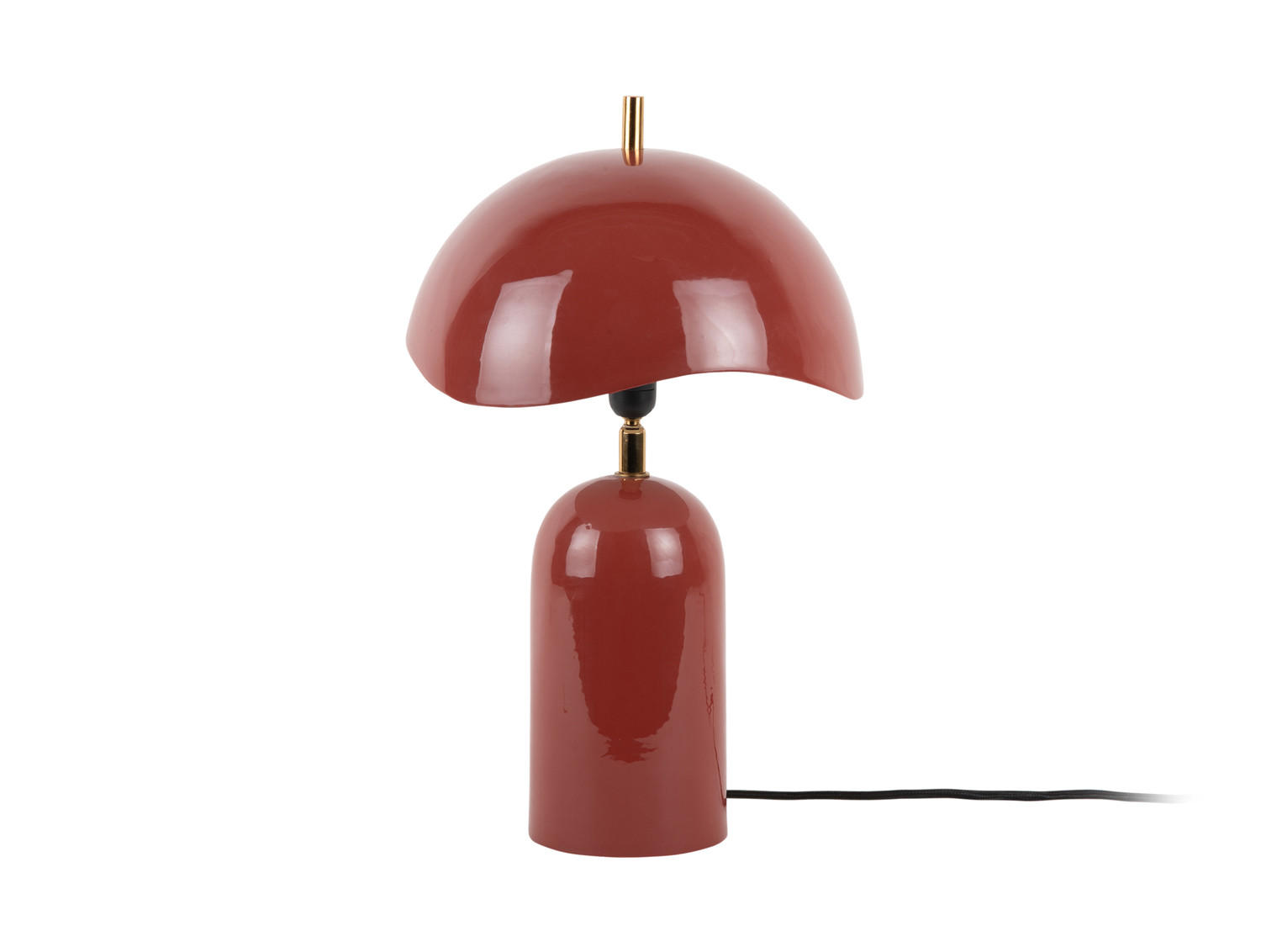 TISCHLAMPE Querido 25/25/41 cm - Rot, Metall (25/25/41cm) - Leitmotiv