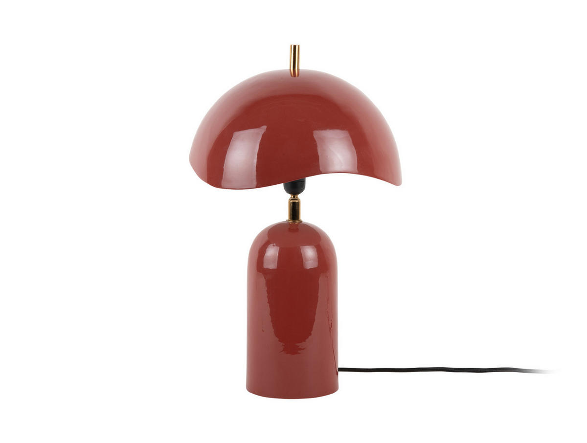 TISCHLAMPE Querido 25/25/41 cm - Rot, Metall (25/25/41cm) - Leitmotiv