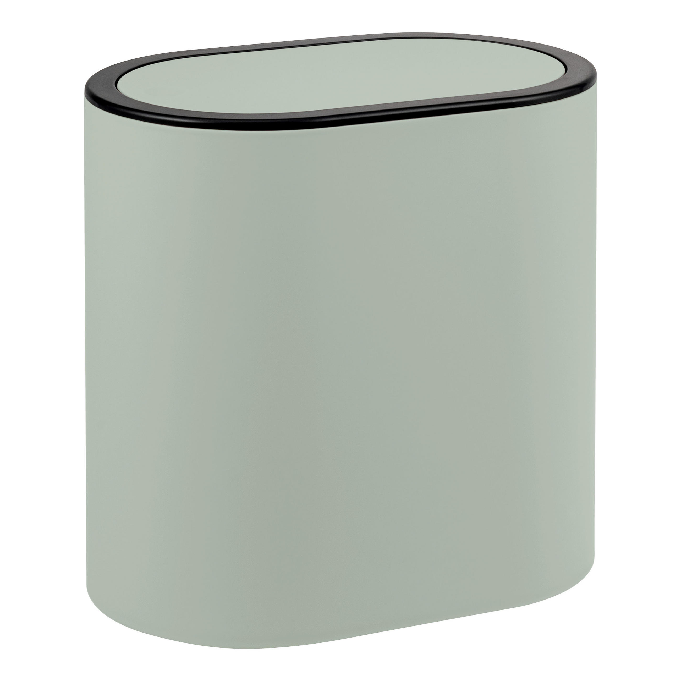 KOSMETIKEIMER 6 Liter, salbei - Salbeigrün, Kunststoff (25.5/24.5/16.5cm) - eluno