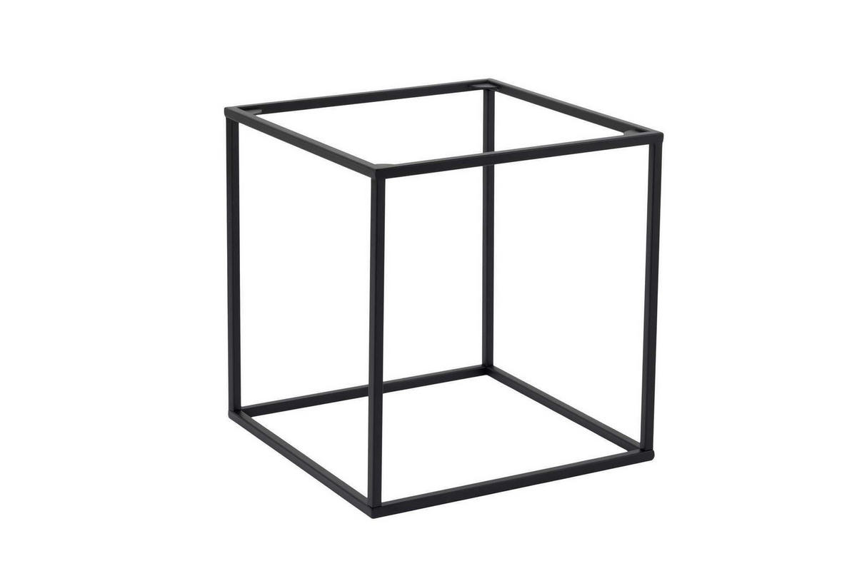 COUCHTISCH koala Schwarz - Schwarz, Holz (45/45/52cm) - Habitat Garten