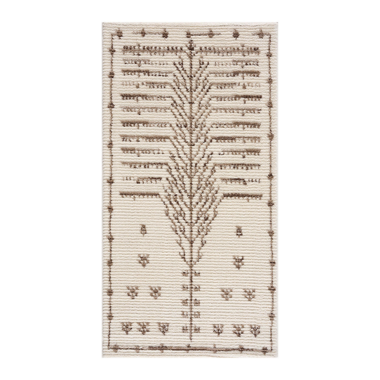 KURZFLOR-TEPPICH April 2308 Creme 80x150 cm - Creme, Textil (80/150cm) - carpet city