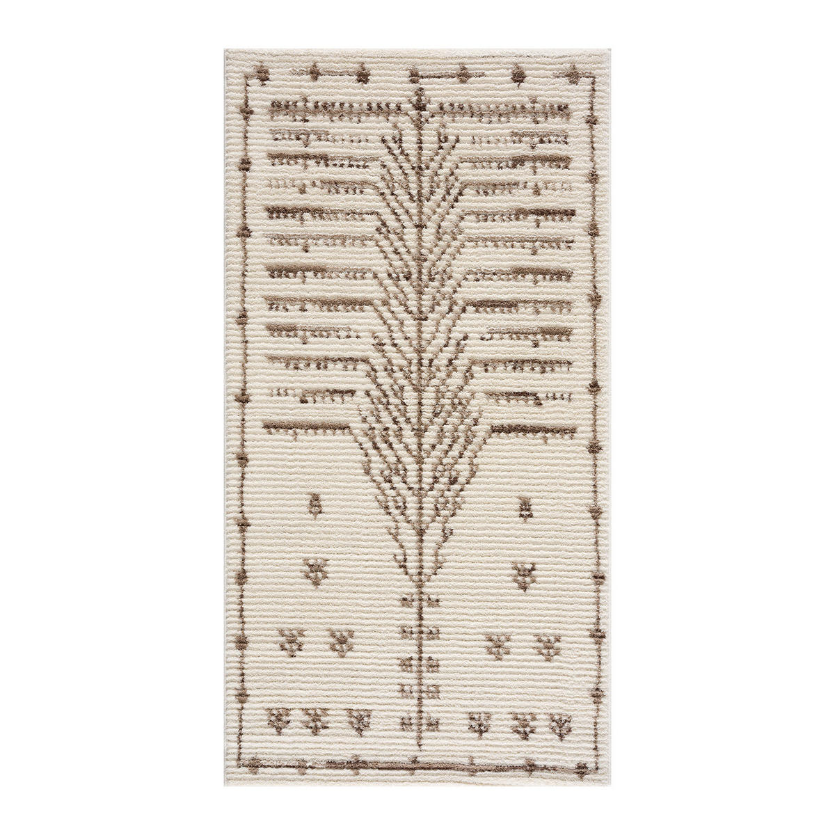 KURZFLOR-TEPPICH April 2308 Creme 80x150 cm - Creme, Textil (80/150cm) - carpet city