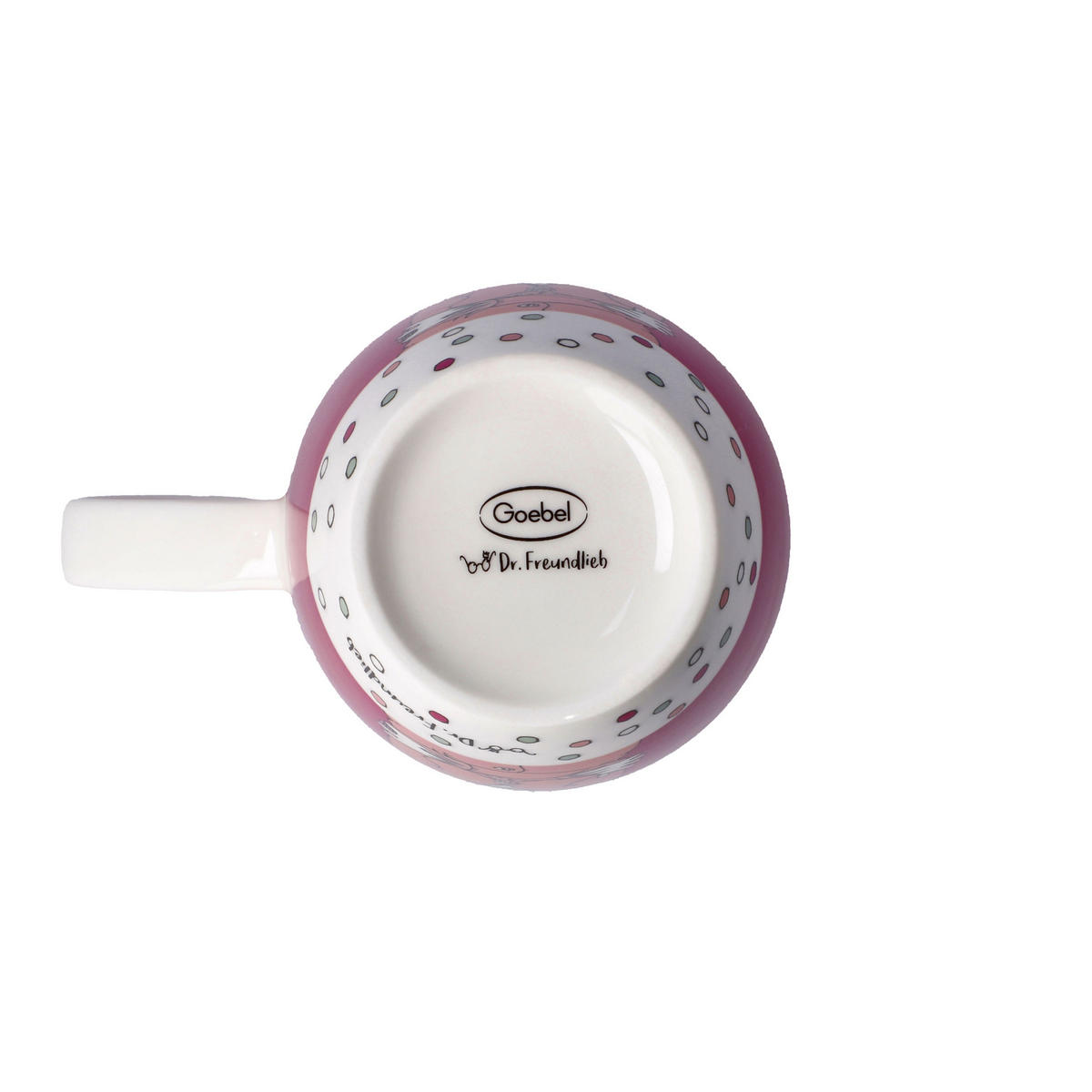 TEETASSE Barbara Freundlieb - Ich muss gar nix, Fine Bone China, Bunt, 450 ml - Multicolor, Keramik (0.45L) - Goebel