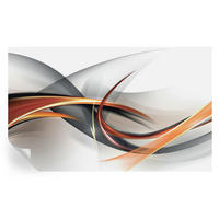 FOTOTAPETE 416x254 cm - Abstrakte Dynamik - Beige, Textil (416/254cm) - Wallfluent