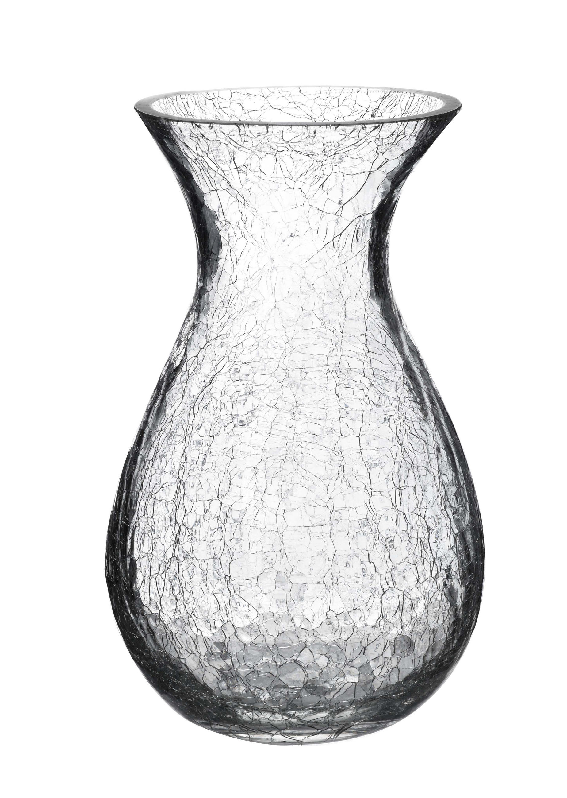 VASE Serenite Transparent 16/16/26 cm Glas - Transparent, Glas (26cm) - Mondex